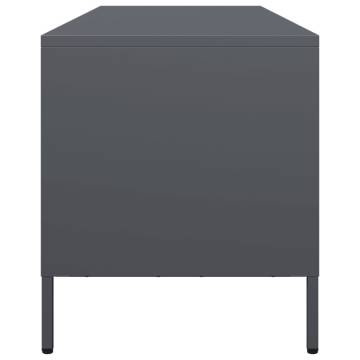 TV Cabinet Anthracite 135x39x43.5 cm - Industrial Design