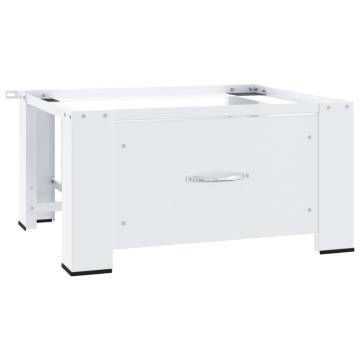 Washing Machine Pedestal with Drawer - White | HipoMarket