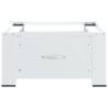 Washing Machine Pedestal with Drawer - White | HipoMarket