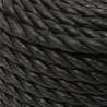 Durable 16mm Black Work Rope - 100m Polypropylene