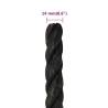 Work Rope Black 14mm 50m Polypropylene - Durable & Versatile