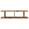 Wall Shelves 2 pcs Old Wood | Engineered Wood 75x18x20 cm