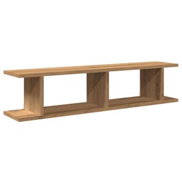 Wall Shelves 2 pcs Artisan Oak - Stylish Storage Solution