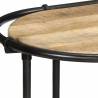 Console Table 110x42x76 cm | Solid Wood Rough Mango - HipoMarket