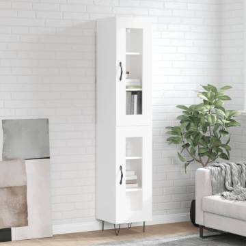 Highboard High Gloss White - Stylish Storage Solution | HipoMarket