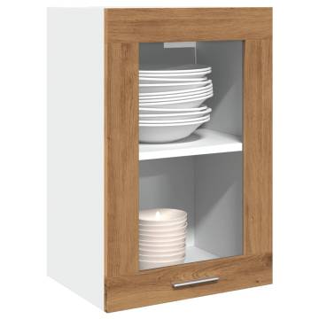 Hanging Glass Cabinet Artisan Oak 40x31x60 cm - HipoMarket