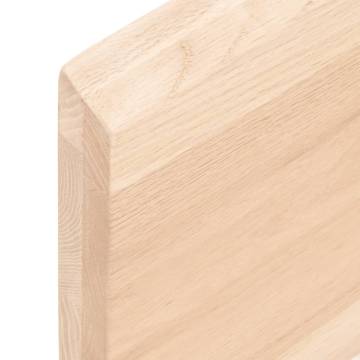 Solid Wood Bathroom Countertop - 220x30 cm | Hipomarket