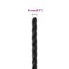 Work Rope Black 6mm 500m - Durable Polypropylene Rope | HipoMarket