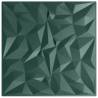 Wall Panels 24 pcs Green 50x50 cm XPS 6 m² Amethyst - Hipomarket