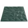 Wall Panels 24 pcs Green 50x50 cm XPS 6 m² Amethyst - Hipomarket