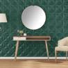 Wall Panels 24 pcs Green 50x50 cm XPS 6 m² Origami | HipoMarket