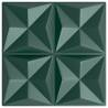 Wall Panels 24 pcs Green 50x50 cm XPS 6 m² Origami | HipoMarket