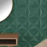 Wall Panels 24 pcs Green 50x50 cm XPS 6 m² Origami | HipoMarket