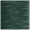 Wall Panels 48 pcs Green 50x50 cm XPS 12 m² - Hipomarket