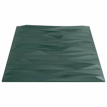 Wall Panels 48 pcs Green 50x50 cm XPS 12 m² - Hipomarket