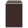 Wheelie Bin Storage for Double Bins Brown - Durable Steel