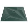 12 pcs Green Star Wall Panels - 50x50 cm XPS | Hipomarket