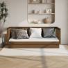 Day Bed Honey Brown 80x200 cm Solid Wood Pine Colour honey brown Size 80 x 200 cm 