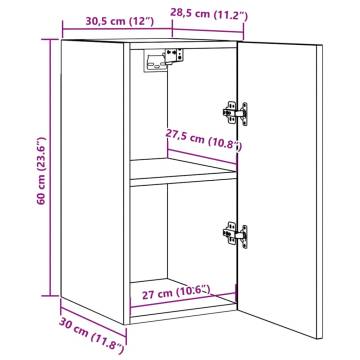 Stylish Artisan Oak TV Cabinets - 2 pcs | hipoMarket