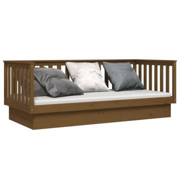 Day Bed Honey Brown 80x200 cm | Solid Pine Wood Design