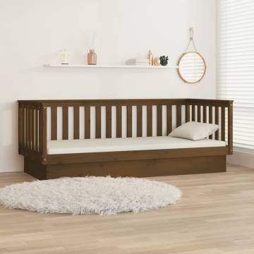 Day Bed Honey Brown 80x200 cm | Solid Pine Wood Design