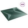 Green Wall Panels - 48 pcs XPS 50x50 cm Star Design | HipoMarket