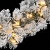 10m Christmas Garland with LED Lights - Green PVC Decoration