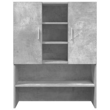 Washing Machine Cabinet - Concrete Grey 70.5x25.5x90 cm