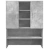 Washing Machine Cabinet - Concrete Grey 70.5x25.5x90 cm