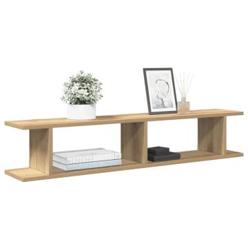 Wall Shelves 2 pcs Artisan Oak - Stylish Storage Solution