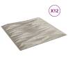 Wall Panels 12 pcs Beton 50x50 cm XPS - Enhance Your Space