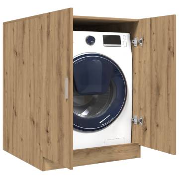 Washing Machine Cabinet Artisan Oak | Space-Saving Design