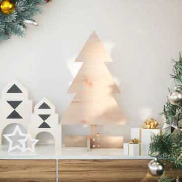 Wooden Christmas Tree 60 cm - Solid Pine Decor | HiPo Market