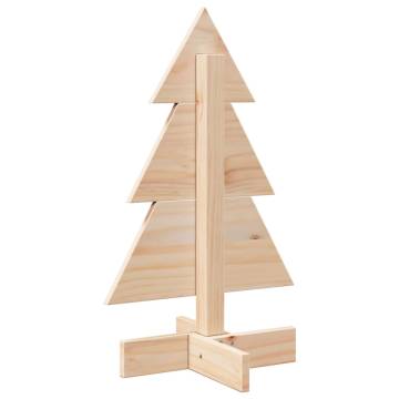 Wooden Christmas Tree 60 cm - Solid Pine Decor | HiPo Market