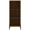 Stylish Highboard Brown Oak - Engineered Wood Storage Solution