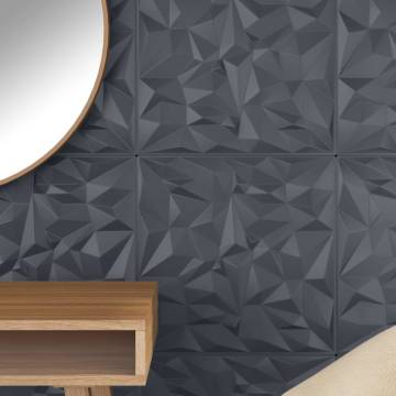 Grey Wall Panels (24 pcs) 50x50 cm XPS | Amethyst Design