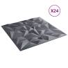 Grey Wall Panels (24 pcs) 50x50 cm XPS | Amethyst Design