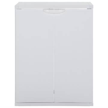 Washing Machine Cabinet White - PVC 68.5x64.5x88 cm