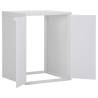 Washing Machine Cabinet White - PVC 68.5x64.5x88 cm