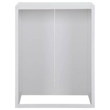 Washing Machine Cabinet White - PVC 68.5x64.5x88 cm