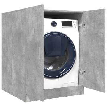 Washing Machine Cabinet Concrete Grey - 70.5x71.5x91.5 cm