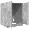 Washing Machine Cabinet Concrete Grey - 70.5x71.5x91.5 cm