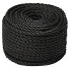 Work Rope Black 14mm 250m - Durable Polypropylene | HipoMarket