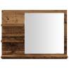 Artisan Oak Bathroom Mirror Cabinet - 60x10.5x45 cm