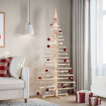 Wooden Christmas Tree 180 cm | Solid Pine Decoration