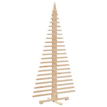 Wooden Christmas Tree 180 cm | Solid Pine Decoration