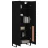 Highboard Black 69.5x34x180 cm - Stylish Storage Solution