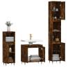 3 Piece Bathroom Cabinet Set - Smoked Oak | HipoMarket