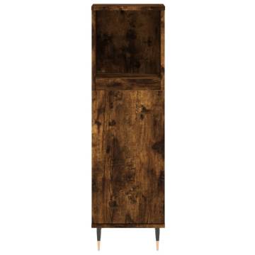 3 Piece Bathroom Cabinet Set - Smoked Oak | HipoMarket