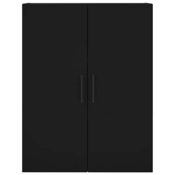 Highboard Black 69.5x34x180 cm - Stylish Storage Solution